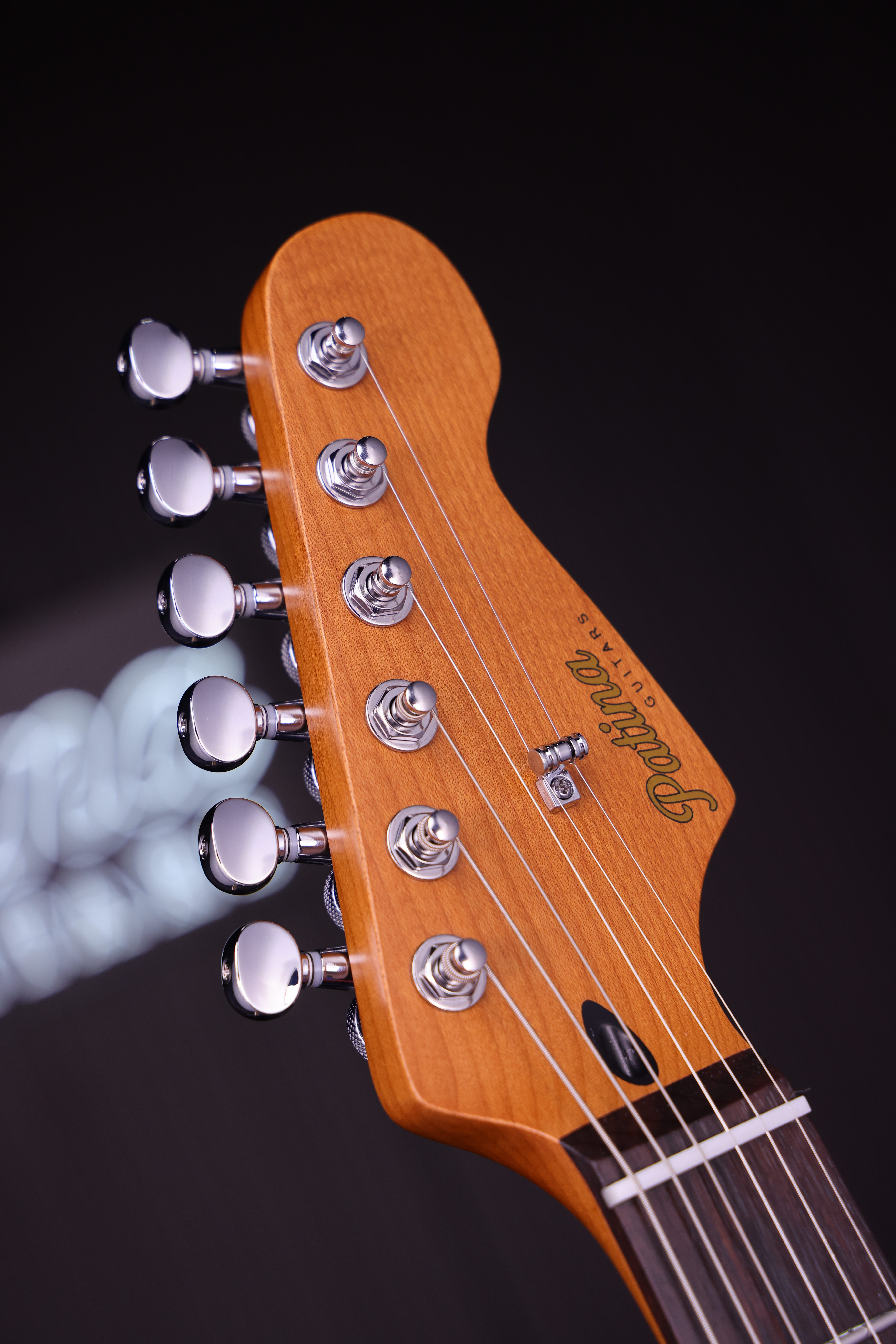 PS-3 Fiesta Red SSS ST-Style E-Gitarre